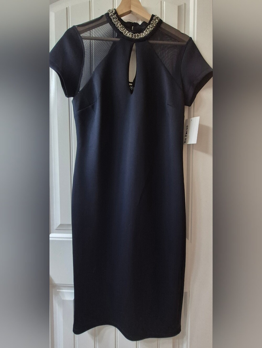 Womens Enfocus Studio Navy Cocktail Dress Size 6 New With Tags